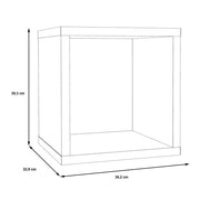 Mauro Singular Storage Unit in Matt Black 