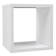 Mauro Singular Storage Unit in White High Gloss/White 