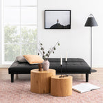 Mice Oval Coffee Table in Oak Set of 2 