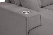 Camden Sofa Bed - Grey U Shape Corner - 312 x 166 x 166 CM