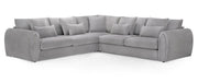 Mirabel Grey Fabric Large Corner Sofa