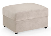 Mirabel Mocha Fabric Footstool