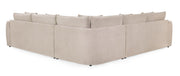 Mirabel Mocha Fabric Large Corner Sofa