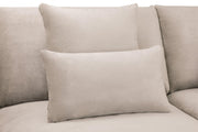 Mirabel Mocha Fabric Large Corner Sofa