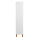 Mitra Shoe Cabinet 3 Flip Down Doors in White 