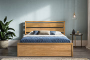 Modena Oak Super King Size Bed 