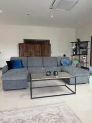 Moscow Sofabed Grey U Shape Corner