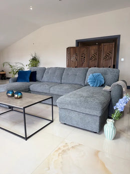 Moscow Sofabed Grey U Shape Corner