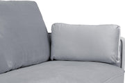 Munich Sofa - Plush Grey 3 Seater - 180 CM 