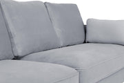 Munich Sofa - Plush Grey 3 Seater - 180 CM 
