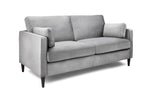 Munich Sofa - Plush Grey 3 Seater - 180 CM 