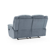 Myra Grey Fabric 2 Seater Manual Recliner Sofa