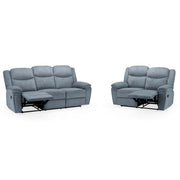 Myra Grey Fabric 3+2 Seater Manual Recliner Sofa Set