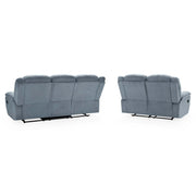 Myra Grey Fabric 3+2 Seater Manual Recliner Sofa Set