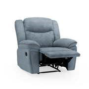 Myra Grey Fabric Manual Recliner Armchair