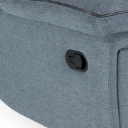 Myra Grey Fabric Manual Recliner Armchair