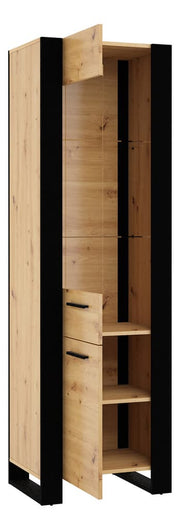 Nuka Tall Display Cabinet 58cm