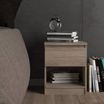 Naia Bedside 1 Drawer 1 Shelf in Jackson Hickory Oak 