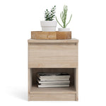 Naia Bedside 1 Drawer 1 Shelf in Jackson Hickory Oak 