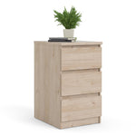Naia Bedside 3 Drawers in Jackson Hickory Oak 