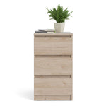 Naia Bedside 3 Drawers in Jackson Hickory Oak 
