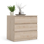 Naia Chest of 3 Drawers in Jackson Hickory Oak 