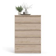 Naia Chest of 5 Drawers in Jackson Hickory Oak 