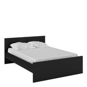 Naia Double Bed 4ft6 (140 x 190) in Black Matt 