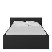 Naia Double Bed 4ft6 (140 x 190) in Black Matt 