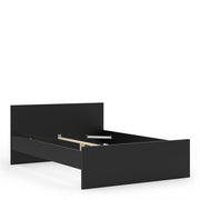 Naia Double Bed 4ft6 (140 x 190) in Black Matt 