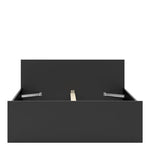 Naia Double Bed 4ft6 (140 x 190) in Black Matt 