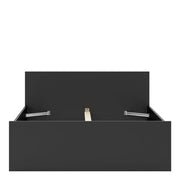 Naia Double Bed 4ft6 (140 x 190) in Black Matt 