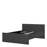 Naia Double Bed 4ft6 (140 x 190) in Black Matt 