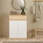 Naia Shoe Cabinet with 2 Doors +1 Drawer 