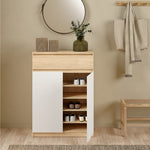 Naia Shoe Cabinet with 2 Doors +1 Drawer 