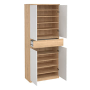 Naia Shoe Cabinet with 4 Doors + 1 Drawer 