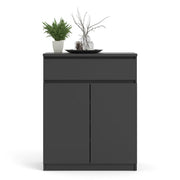 Naia Sideboard - 1 Drawer 2 Doors in Black Matt 