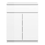 Naia Sideboard 1 Drawer 2 Doors in White High Gloss 