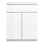 Naia Sideboard 1 Drawer 2 Doors in White High Gloss 