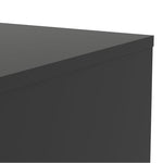 Naia Sideboard 4 Drawers 2 Doors in Black Matt 