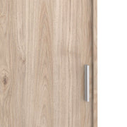 Naia Wardrobe with 2 Sliding Doors 1 Door 3 Drawers in Jackson Hickory Oak 