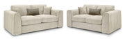 Naples Beige Fabric 3+2 Seater Sofa Set