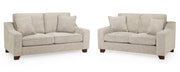 Nebraska Beige Fabric 3+2 Seater Sofa Set