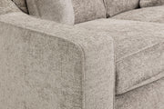 Nebraska Beige Fabric Large Corner Sofa Suite