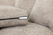 Nebraska Sofa Stone 3 Seater 