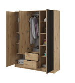 Nelly Hinged Door Wardrobe 155cm 