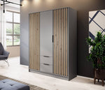 Nelly Hinged Door Wardrobe 155cm 