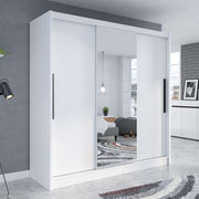 Nene I 205cm Sliding Door Wardrobe White 