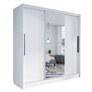 Nene I 205cm Sliding Door Wardrobe White 