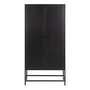 Newcastle 2 Door Cabinet in Matt Black 